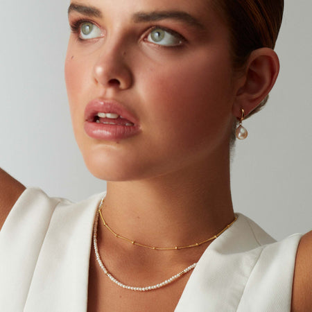 Pearl Necklace Gold